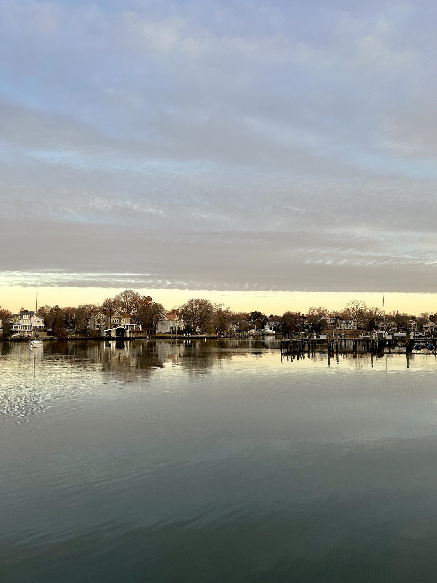river in the morning.