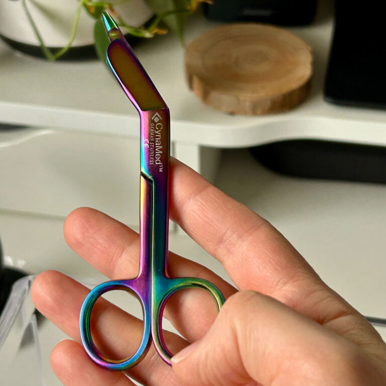 scissors.